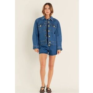 English factory denim jean Jacket